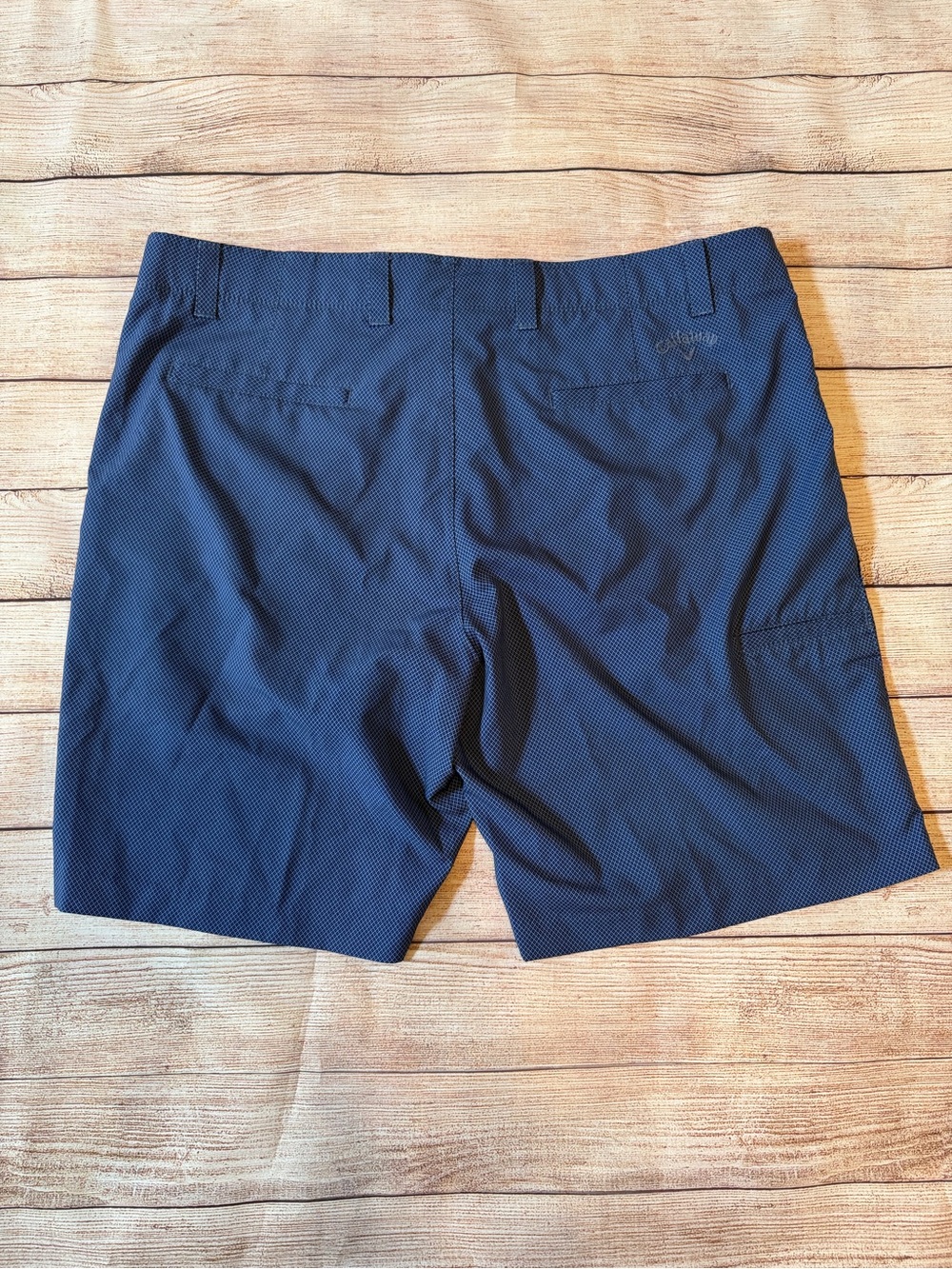 Callaway Mens Golf Shorts Active Waistband 40 Peacoat Blue Stretch Performance - Picture 2 of 5